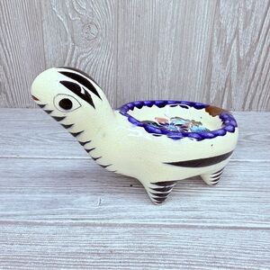 Tonala Mexico Animal Ashtray Trinket dish Ken Edwards RS Palomar ceramic turtle